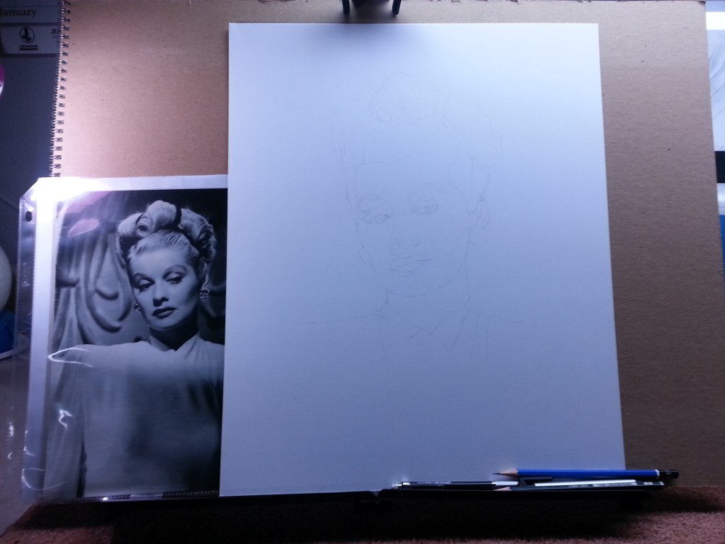 2 Lucy reference and first sketch